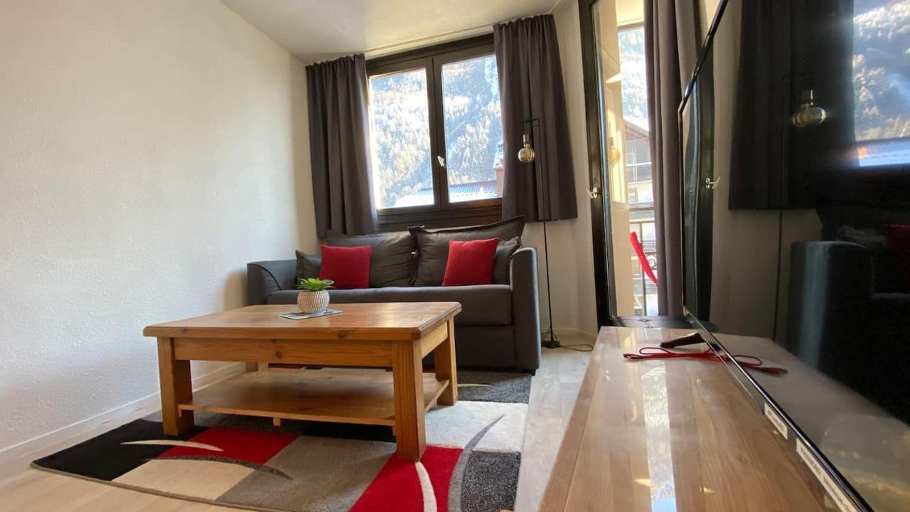 Chamois De Chamonix, Confortable 2 Pieces, Balcon, Parking Gratuit Exterior photo